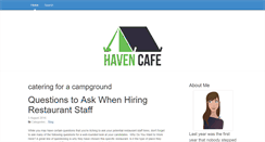 Desktop Screenshot of haven-cafe.com