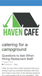 Mobile Screenshot of haven-cafe.com